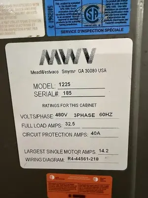 USED MEADWESTVACO / NOW WESTROCK DUODOZEN 1225