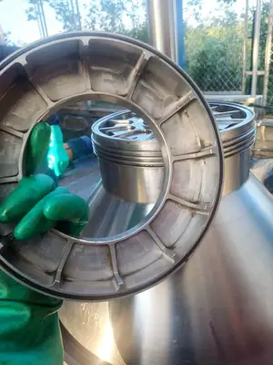Macfuge 711 NOPT 3S self-cleaning biodiesel purifier, 316SS.