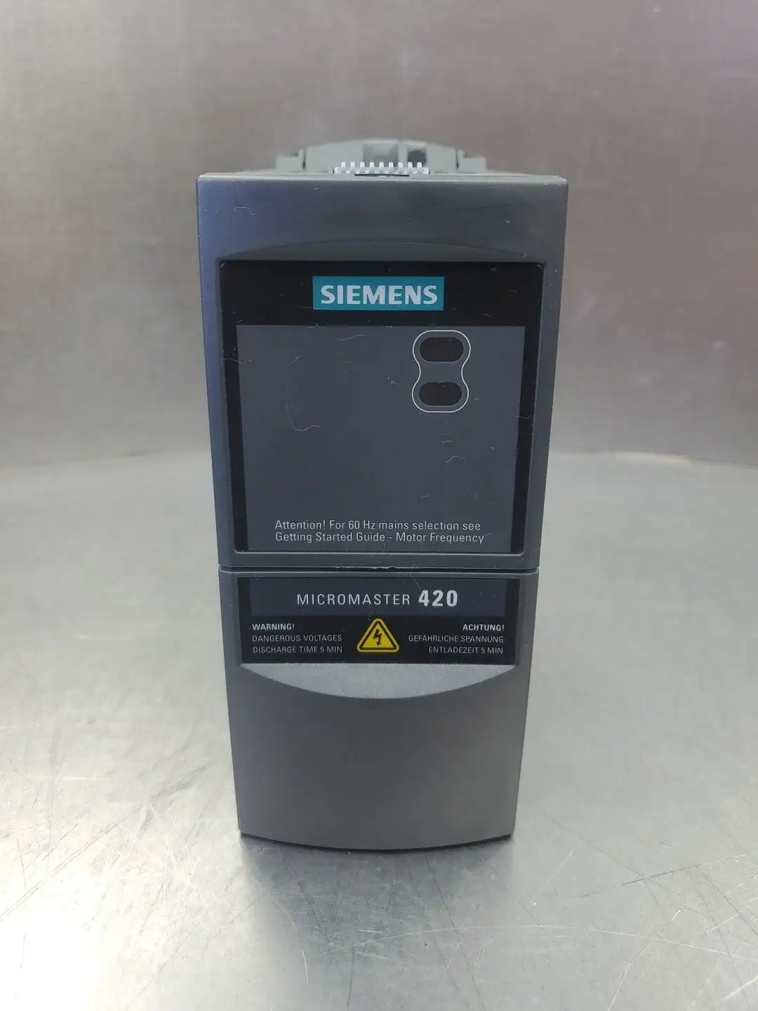Used Siemens 6SE6420-2UC12-5AA0 MICROMASTER 420 Drive, B12/1.05 Variable Speed Drives South Carolina US | Palmetto Automation #1158296