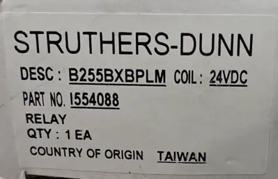 USED Struthers-Dunn B255BXBPLM-120A