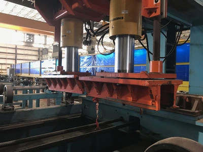 320 Ton Easom / Enerpac  Hyd. Straightening / Dishing / Panel Press