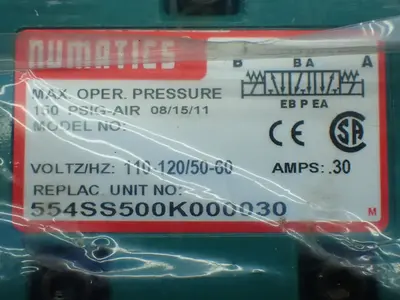 NEW NUMATICS 554SS500K000030