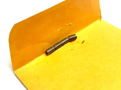 USED NORDSON ORIFICE SCREW KIT, 0.062, SILVER