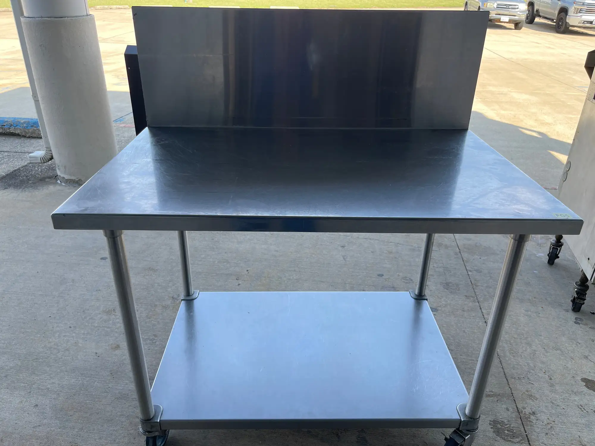 Used Falcon Restaurant Supply Used 48" x 30" Stainless Steel Table - FG6 - SS350 Food Prep Tables Illinois US | Falcon Restaurant Supply #1374651