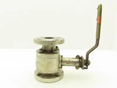 Habonim 1-1/2" Class 150 Flanged 2pc Stainless Ball Valve 275psi 316SS/CF8M