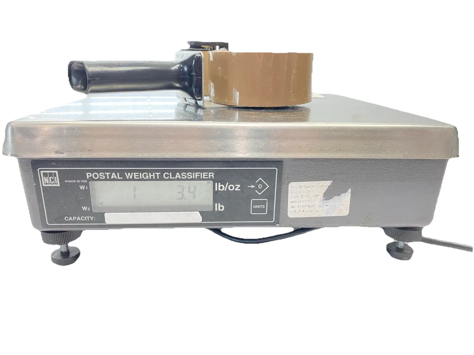 Used Weigh-Tronix NCI Digital Scale With Power Supply 70lbs Max Scales Michigan US | Maverick Industrial Sales #1397888