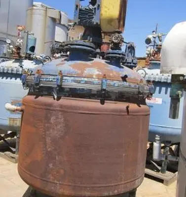 Reactor, 550 Gallon, Glass Lined, 100 PSI, Jkt, Agit, Pfaudler #S738402
