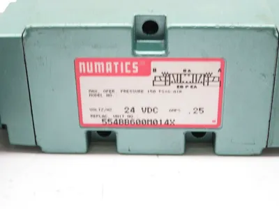NEW NUMATICS 554BB600M014X61 SOLENOID VALVE 225-344B 24VDC .25AMPS