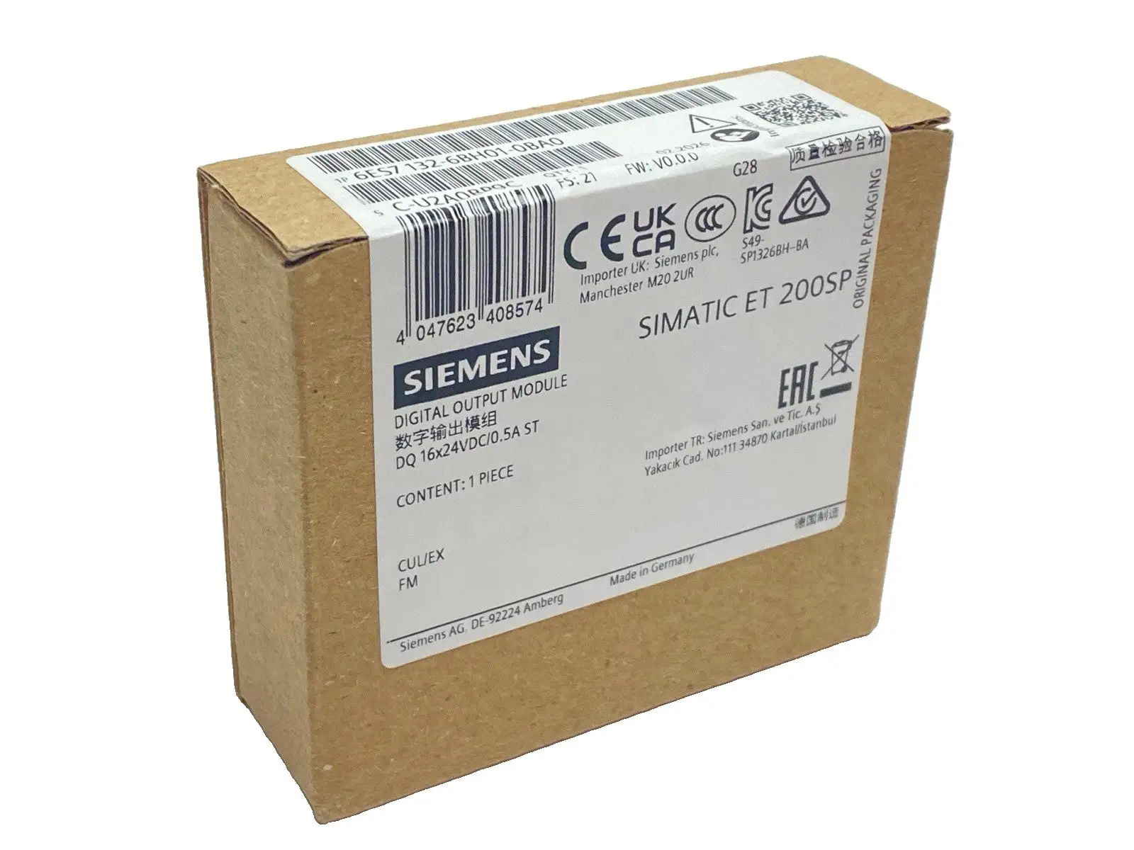 New | in-Stock SIEMENS SIMATIC ET 200SP DIGITAL OUTPUT MODULE 24VDC PLC Input & Output | Maverick Industrial Sales #1098780
