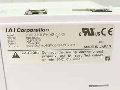 IAI Robo Cylinder w/Controller 30mm Lead 500mm Stroke 10m Cable Motor Side Right