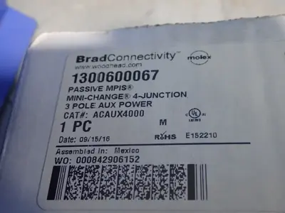 New | in-Stock BRAD CONNECTIVITY ACAUX4000 Electrical Boxes Ohio US | HGR 24 #872909