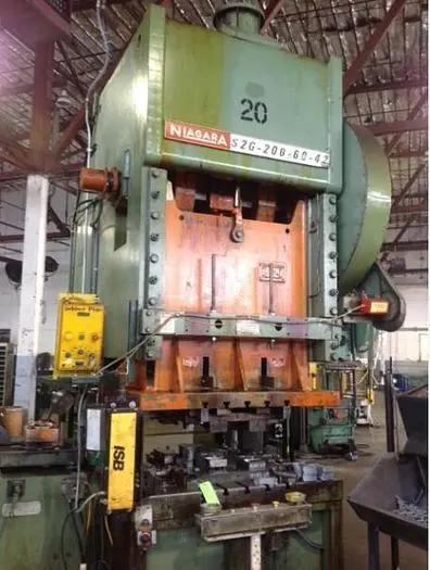Used 1970 NIAGARA SG2-200-60-42 Gap Frame (OBS) Presses Michigan US | Midwest Press and Automation #564214