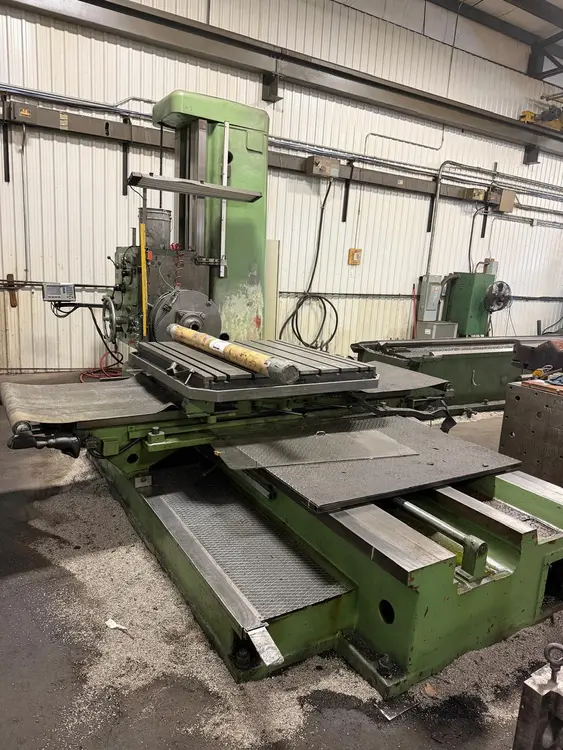 New | in-Stock 2001 TOS VARNSDORF W100A Horizontal Table Type Boring Mills Ontario CA | Olympia Technical Services #1181124