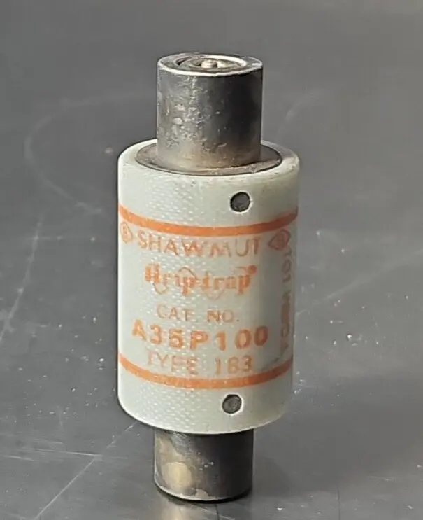 GOULD SHAWMUT A35P100 FUSES TYPE 183 100AMP 350VAC. Loc4E-19