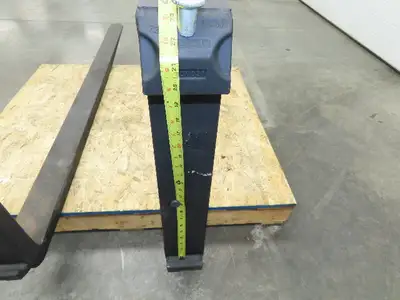 Cascade B3H72SD Lumber Forks 4x2x72" Class 3 Steel Forklift 20" Carriage 8400lbs