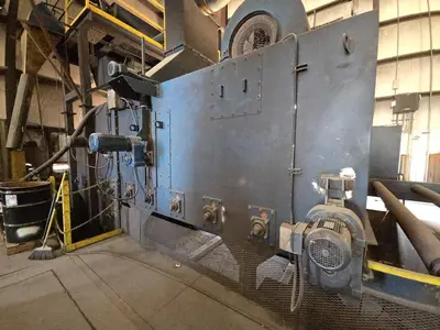 Used 2008 BLASTEC 10' PLATE Roller Conveyor Shot Blaster Pennsylvania US | Shot Blasting Equipment #1541094