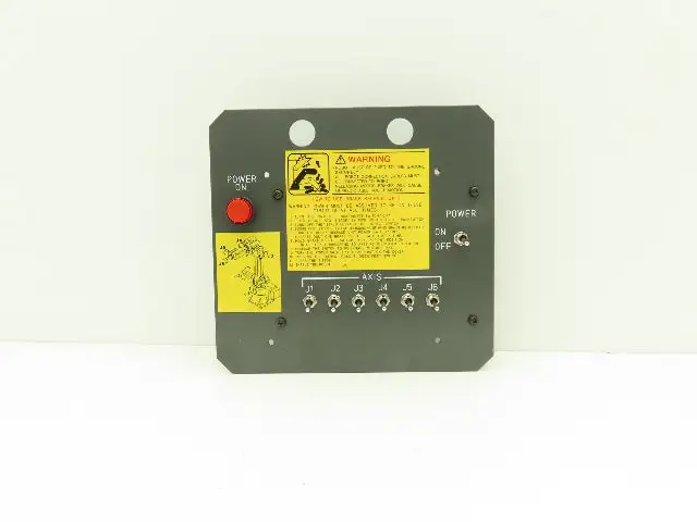 Fanuc A20B-1006-0663 Circuit Board and Switches for Robotic Brake Release Unit