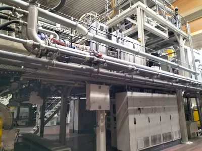 2006 SML 2.5m 5 layer cast stretch film extrusion line Extrusion Lines, Cast Lines | Mark One Machinery (9)