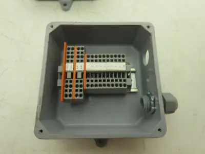 Cantex 5133706 PVC Junction Box 5x5x2 NEMA 4X W/Terminal Block Lot Of 6