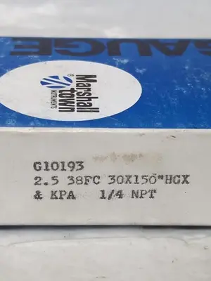 New | in-Stock MARSHALL TOWN G10193 Universal Pressure Meters | Surplus Asset Holdings #1216476
