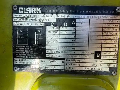 Used 2021 CLARK C40D Misc Forklifts Texas US | 4K Lift Co #1538123