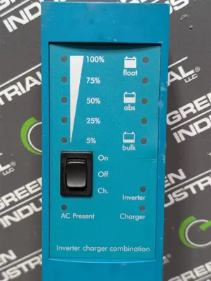 Mastervolt Combination Inverter Charger Faceplate and Display Board Used