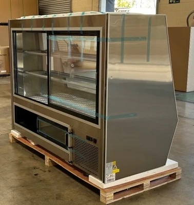 171-0019 72” Fresh Meat & Seafood Self Contained Full Service Display Cooler