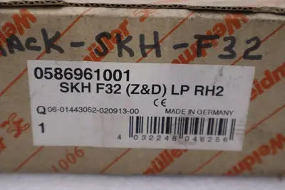 WEIDMULLER 0586961001 SKH F32 (Z&D) LP RH2 BACKPLAN - STOCK GF142A