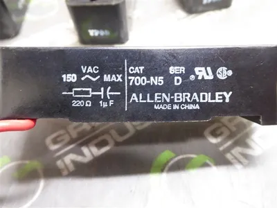 Lot of 13 Allen Bradley 700-N5 Relay Surge Suppressor Series D 150 VAC Max. Used