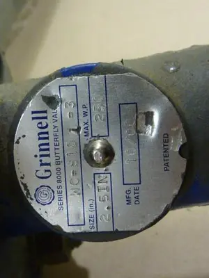 USED GRINNELL WC-8101-3-2.5IN