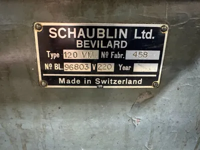 SCHAUBLIN 120vm Precision Lathe | RELCO MACHINERY (1)