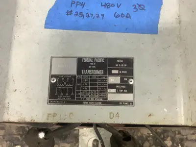 Federal Pacific 15 Kva Transformer