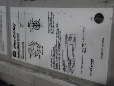 USED ALLENBRADLEY 284GFVD7P6D25RRGCBGDBIEMI