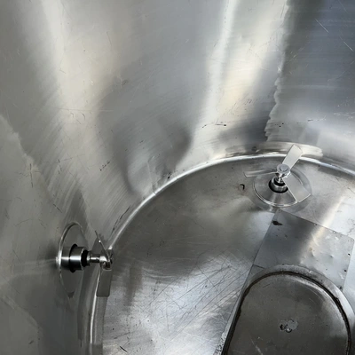 890L S/S Open Top Vertical Mixing Tank