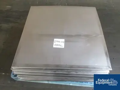 Unknown 17 Stainless Steel Perforated Trays.