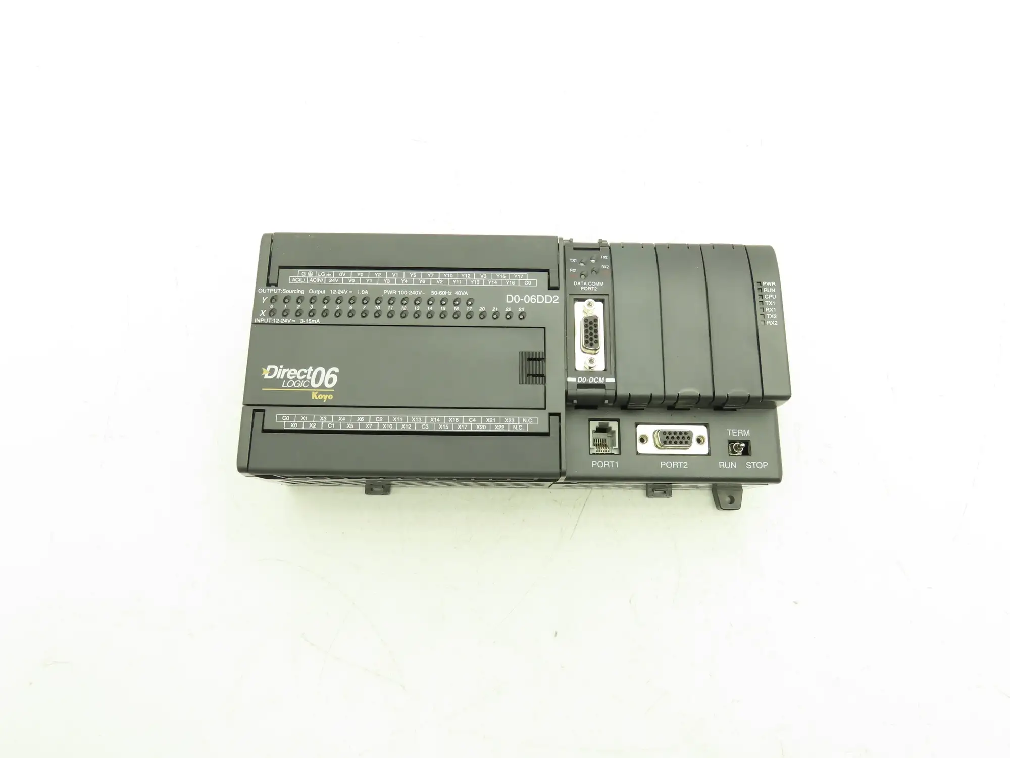 D0-06DD2 DirectLOGIC PLC 120-240VAC 20 Pt Input with D0-DCM Communication Module
