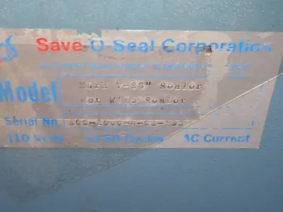 Used SAVEOSEAL MARK V20 Sealers Ohio US | HGR 24 #750790
