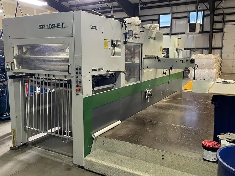 Used 2002 BOBST SP-102E-II AUTOPLATEN DIE CUTTER _UNKNOWN_ Die Cutters | Paper Converting Equipment #395769