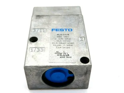 NEW FESTO VL/O-3-1/4 PNEUMATIC VALVE VLO314