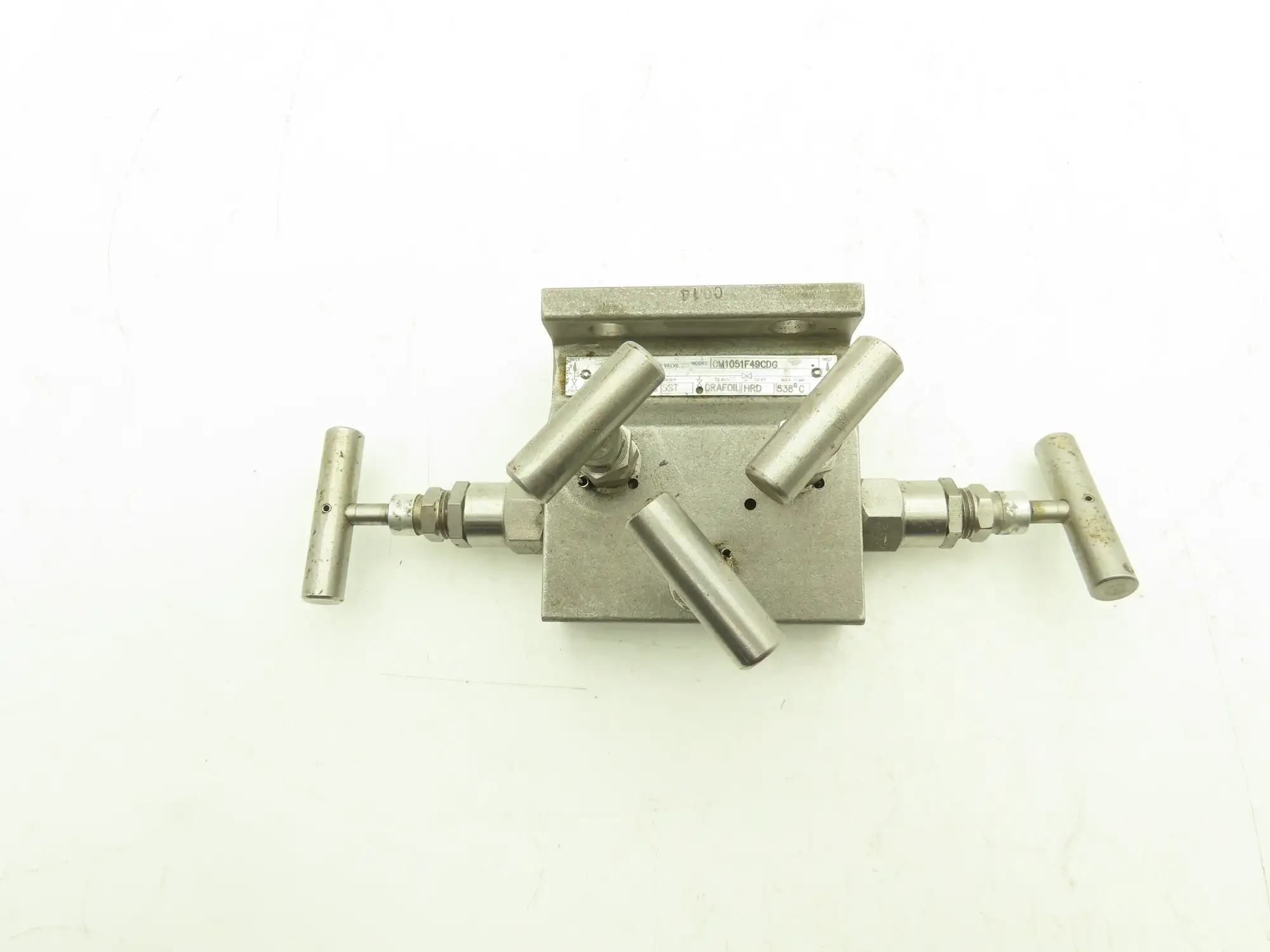 Century Valve CM1051F49CDG 5 Valve Differential Pressure Manifold 1/2" NPT SST