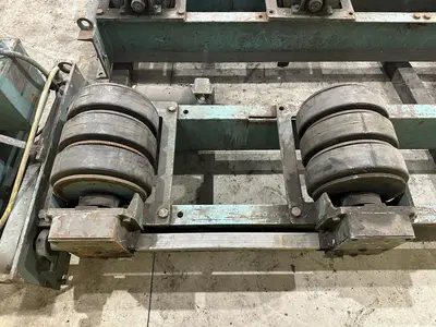 20 TON ARONSON MODEL #WWR-20 POWERED TANK TURNING ROLL SET WITH DRIVE & IDLER: STOCK #22313