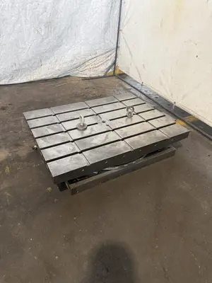 30" X 40" DEVLIEG AIR LIFT ROTARY TABLE. STOCK # 0221126