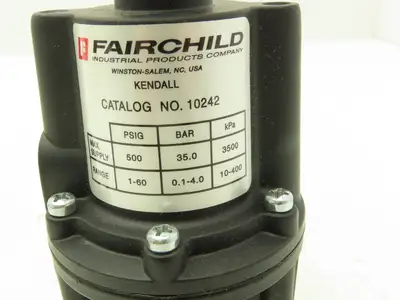 Fairchild 10242 Kendall Pressure Regulator 1/4" NPT 1/2-30PSI Range 1-60 PSIG