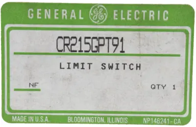 NEW GENERAL ELECTRIC CR215GPT91