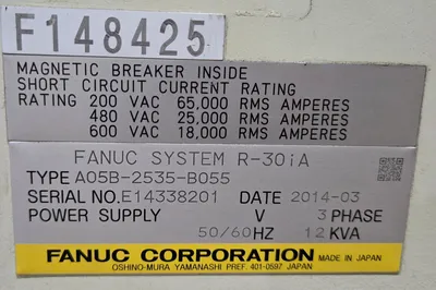 Used 2014 FANUC R-2000iB/210F + R-30iA Robots Michigan US | iGAM Industrial Marketplace #1371399