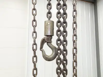 CM Cyclone Model S 2 Ton 4000Lb Manual Chain Fall Hand Hoist 11' 9" Lift