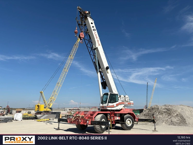 Used 2002 LINK-BELT RTC-8040 SERIES II Rough Terrain Cranes Texas US | Proxy Equipment #1438826