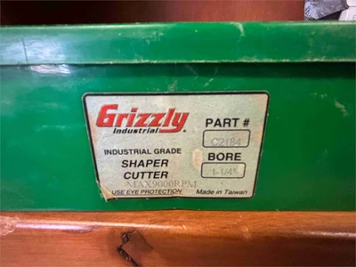 Used GRIZZLY _UNKNOWN_ Tooling (woodworking) Colorado US | MachineryMax #1521409
