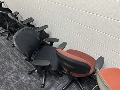 Lot of Rolling office Chairs