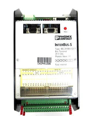 USED PHOENIX CONTACT IBS-24-BK-I/O-T INTERBUS TERMINAL IBS24BKIOT 2759980